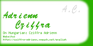 adrienn cziffra business card